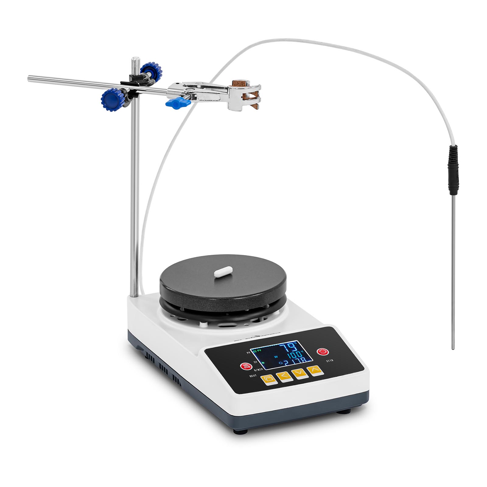 Agitatore magnetico con piastra riscaldante - 2 L - 100 - 1.800 giri/min - Fino a 330 °C